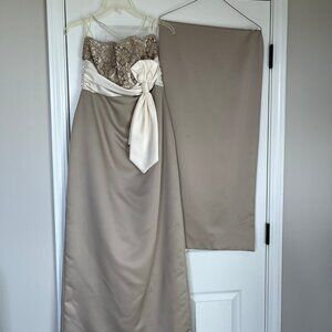 JS Boutique elegant gown. Worn once. Size 8
